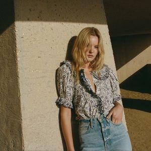 Doen Quincy Top in Jessamine Calico